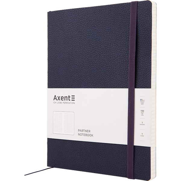  «Книга записная Axent Partner Soft L Синяя (8615-02-a)», бренда Axent - фото №1
