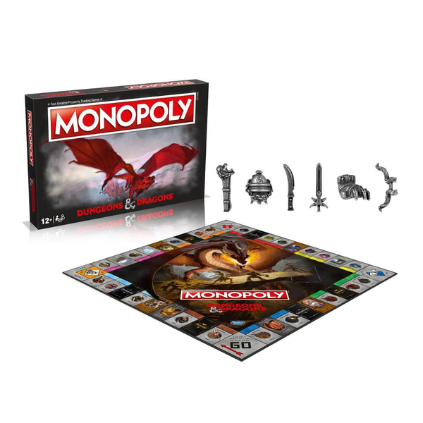  «Настільна гра Winning Moves Dungeons and Dragons Monopoly», бренду Winning Moves - фото №1