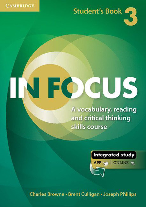 Бумажная книга «In Focus Level 3 Student's Book with Online Resources», авторов Чарльз Браун, Брент Каллиген, Джозеф Филлипс - фото №1