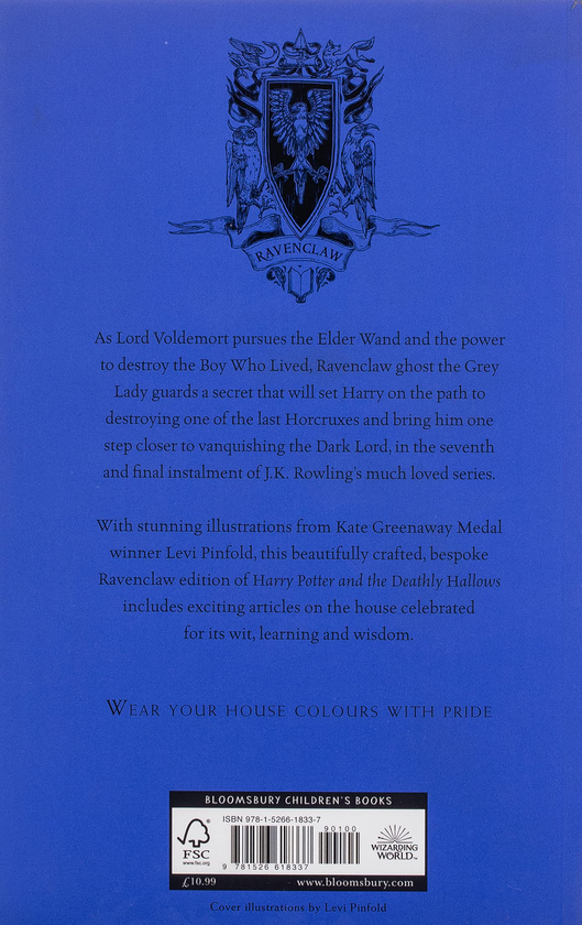 Бумажная книга «Harry Potter and the Deathly Hallows. Ravenclaw Edition», автор Джоан Роулинг - фото №1