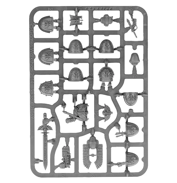  «Набор для сборки миниатюры Games Workshop Warhammer 40,000 Dark Angels Upgrade (99070101014)», бренду Games Workshop - фото №1