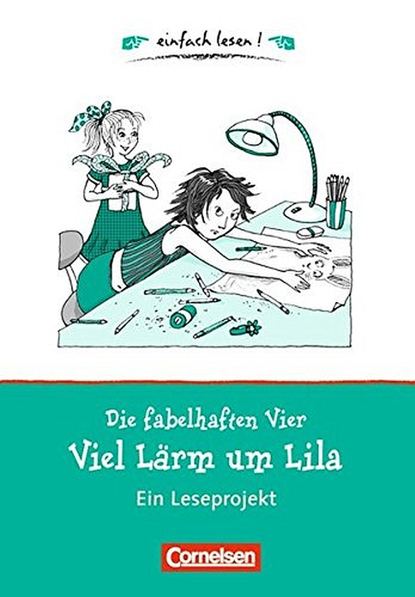 Бумажная книга «Einfach lesen! Die fabelhaften Vier. Viel Lärm um Lila. Niveau 1», автор Мартина Диркс - фото №1