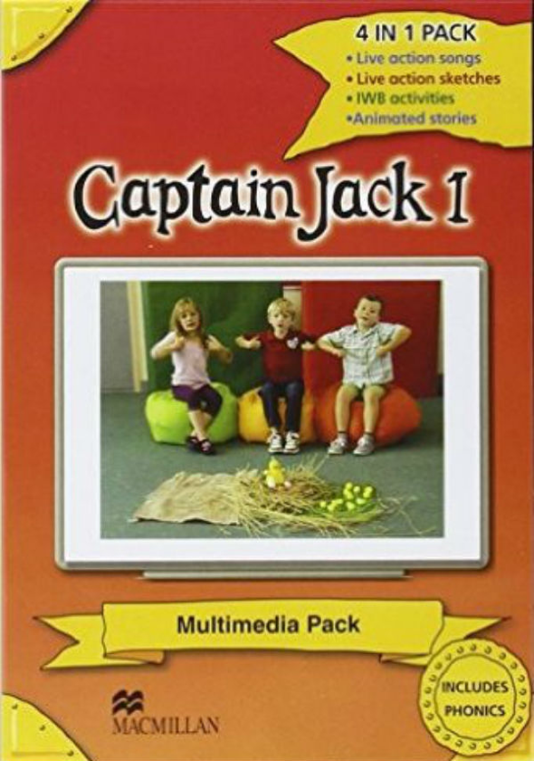 Паперова книга «Captain Jack 1 Multimedia Pack», автор Джилл Лейтон - фото №1