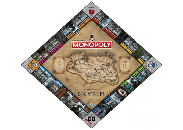  «Настольная игра Hasbro Monopoly Skyrim (5036905028721)», бренда Hasbro - фото №1