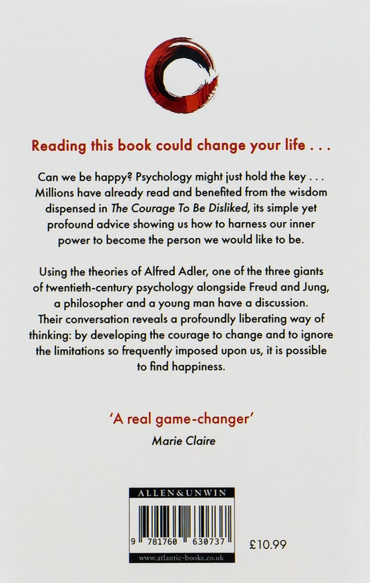 Бумажная книга «The Courage To Be Disliked: A single book can change your life», авторов Фумитаке Кога, Ичиро Кишими - фото №1
