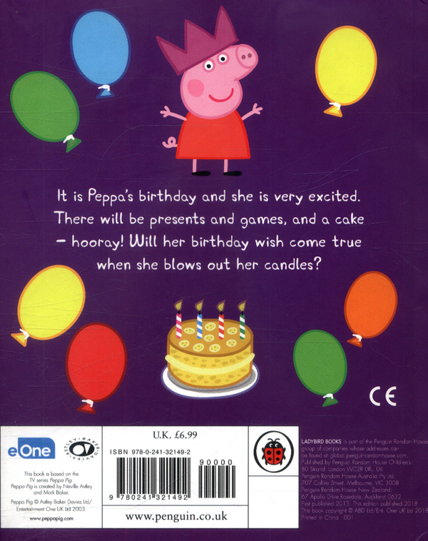 Паперова книга «Happy Birthday Peppa» - фото №1