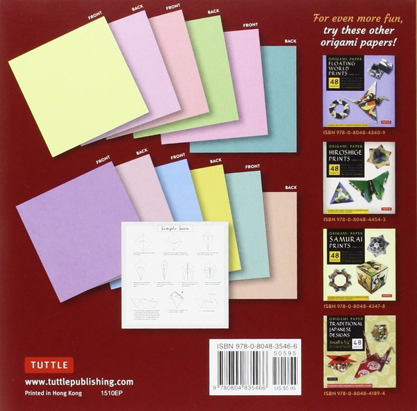 Бумажная книга «Origami Paper. Pastel. 49 Sheets» - фото №1