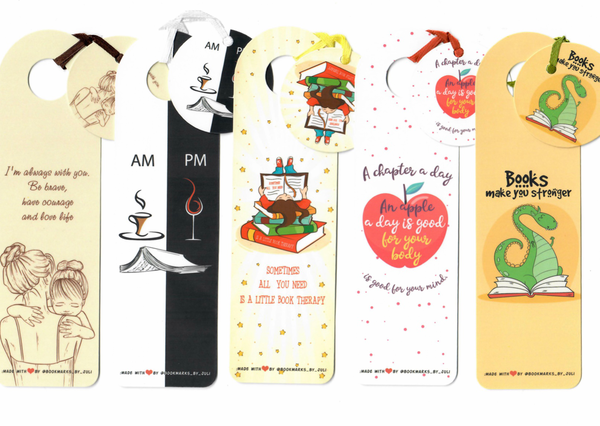 «Набор закладок для книг Bookmarks Book Therapy 5 шт (000000000086)», бренда Bookmarks - фото №1