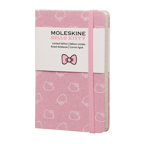  «Записная книжка Moleskine Hello Kitty Pocket в линию (LEHK03MM710)», бренда Moleskine - фото №1