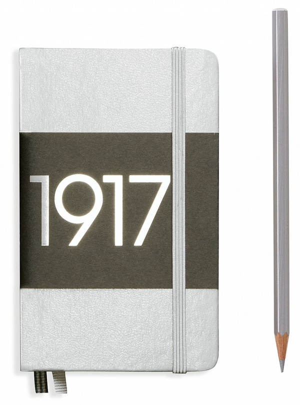  «Карманная записная книжка Leuchtturm1917 Точки Серебряная (355677)», бренда Leuchtturm1917 - фото №1