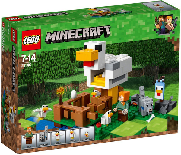  «Конструктор LEGO Minecraft Курятник 198 деталей (21140)», бренда LEGO - фото №1