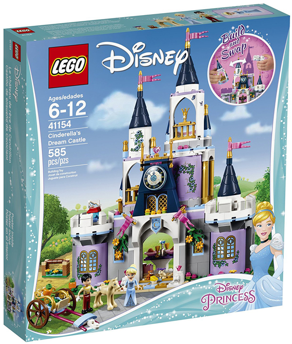  «Конструктор LEGO Disney Princess Замок мечты Золушки 585 деталей (41154)», бренда LEGO - фото №1