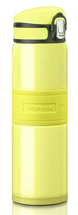  «Термос Uzspace 410 мл зеленый (4055green)», бренда Uzspace - фото №1