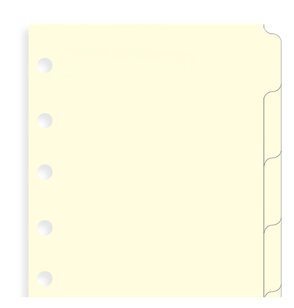 «Разделители универсальные Filofax Cream Pocket 5 секций (211690)», бренда Filofax - фото №1