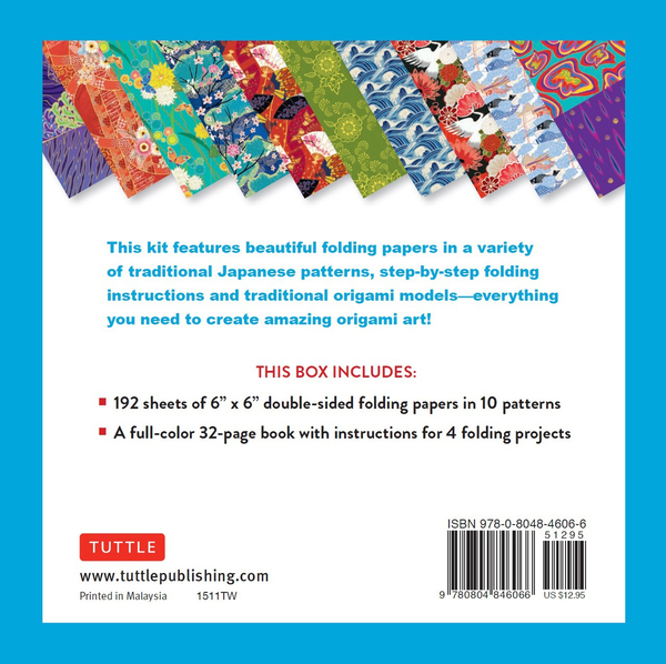 Бумажная книга «Origami Paper in a Box: Japanese Patterns» - фото №1