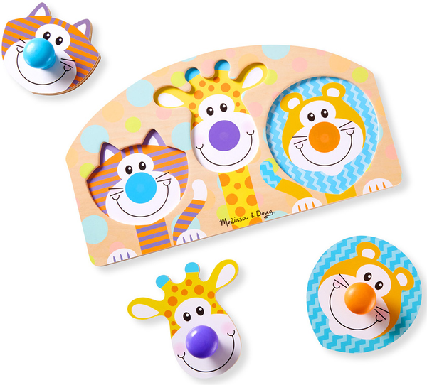  «Первый формовой пазл Melissa&Doug Животные сафари (MD13439)», бренда Melissa & Doug - фото №1