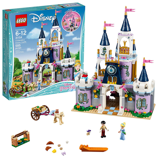  «Конструктор LEGO Disney Princess Замок мечты Золушки 585 деталей (41154)», бренда LEGO - фото №1