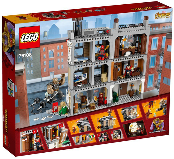  «Конструктор LEGO Super Heroes Marvel Вирішальний бій у святилищі доктора Стренджа 1004 деталі (76108)», бренду LEGO - фото №1