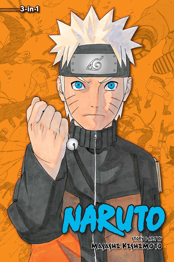 Бумажная книга «Naruto. 3-in-1 Edition. Volume 16», автор Масаси Кисимото - фото №1