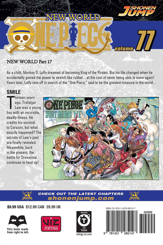 Бумажная книга «One Piece. Volume 77», автор Эйитиро Ода - фото №1