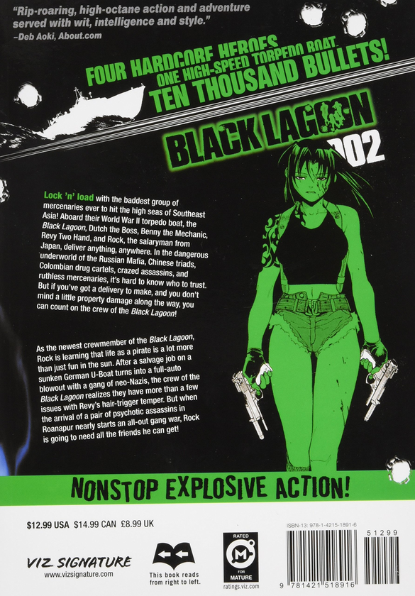 Паперова книга «Black Lagoon. Volume 2», автор Рей Хірое - фото №1