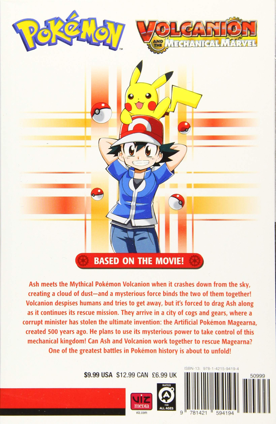 Паперова книга «Pokemon the Movie: Volcanion and the Mechanical Marvel», автор Мідзобучі Макото - фото №1