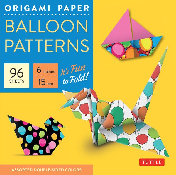 Бумажная книга «Origami Paper. Balloon Patterns. 96 Sheets» - фото №1