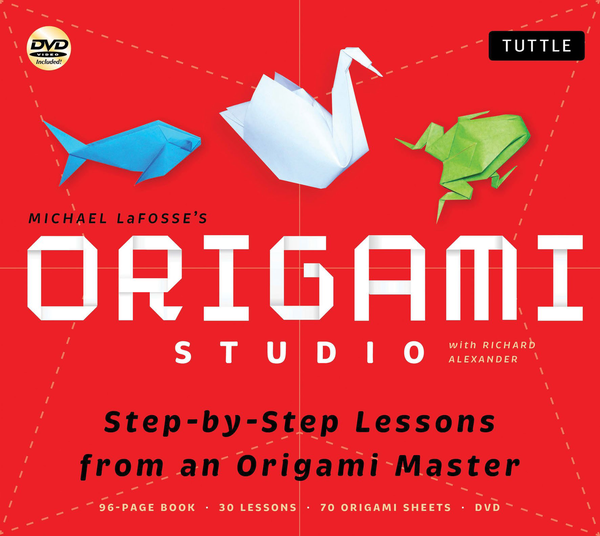 Бумажная книга «Origami Studio Kit», автор Майкл Г. Лафосс - фото №1