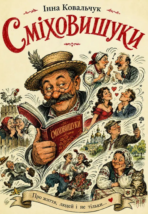 Бумажная книга «Сміховишуки», автор Инна Ковальчук - фото №1