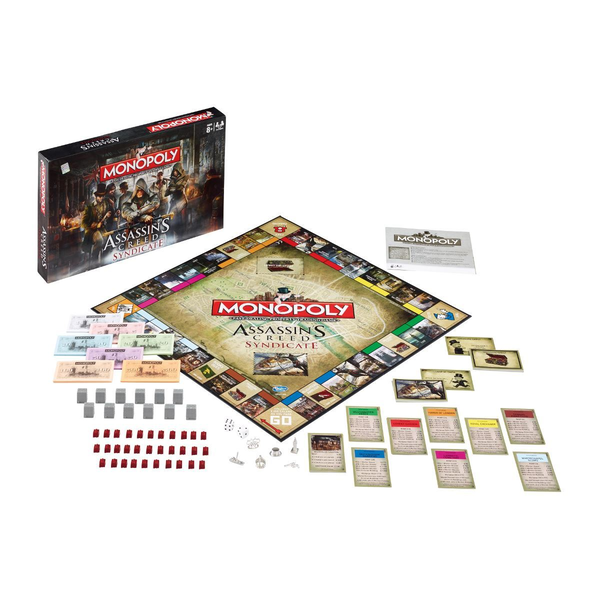  «Настольная игра Hasbro Monopoly Assassins Creed Syndicate (5036905025768)», бренда Hasbro - фото №1