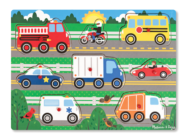  «Пазл Melissa & Doug Вгадай машинку (MD19051)», бренду Melissa & Doug - фото №1
