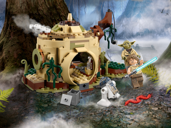  «Конструктор LEGO Star Wars Хатина Йоди 229 елементів (75208)», бренду LEGO - фото №1