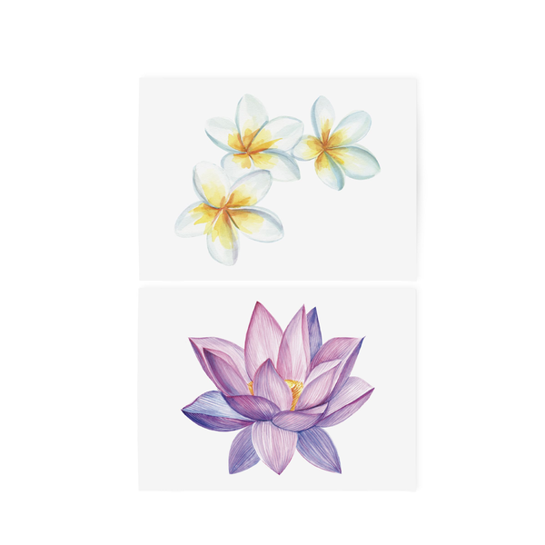 «Временные тату TATTon.me Bali Flowers set», бренда TATTon.me - фото №1