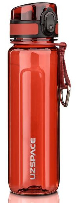  «Бутылка для воды Uzspace 500 мл красная (6018red)», бренда Uzspace - фото №1