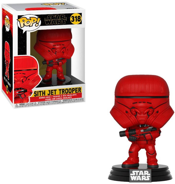  «Коллекционная фигурка Funko POP! Star Wars Sith Jet Trooper (39880)», бренда Funko Pop - фото №1