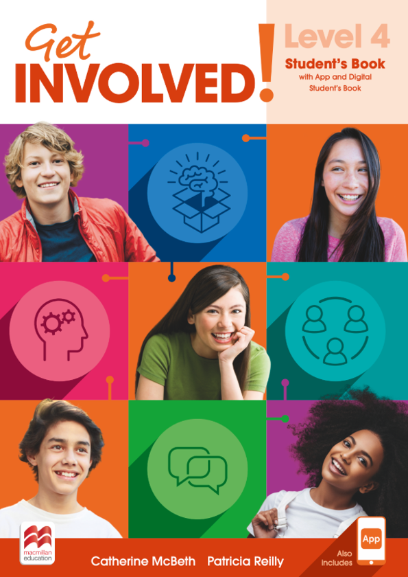 Бумажная книга «Get Involved for Ukraine 4. Student's Book with App and Digital Student's Book», авторов Патриция Рейли, Кэтрин МакБет  - фото №1