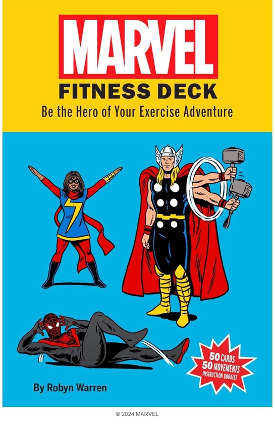 Бумажная книга «Marvel Fitness Deck. Be the Hero of Your Exercise Adventure», авторов Марвел Энтертейнмент, Робин Уоррен - фото №1