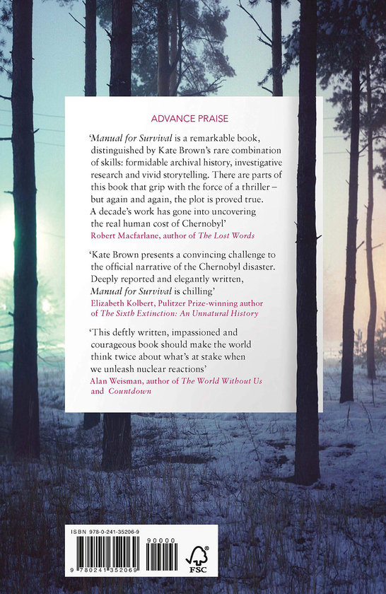 Паперова книга «Manual for Survival: A Chernobyl Guide to the Future», автор Кейт Браун - фото №1