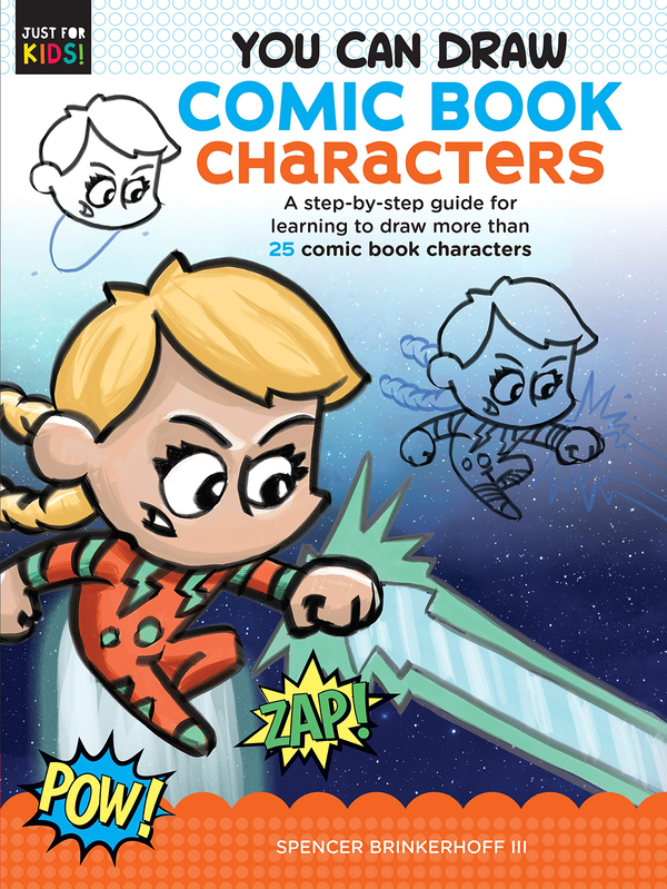 Паперова книга «You Can Draw Comic Book Characters», автор Спенсер Брінкергофф III - фото №1