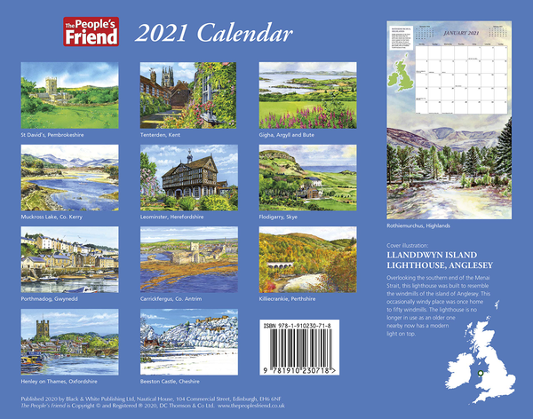 Бумажная книга «People's Friend Calendar 2021» - фото №1