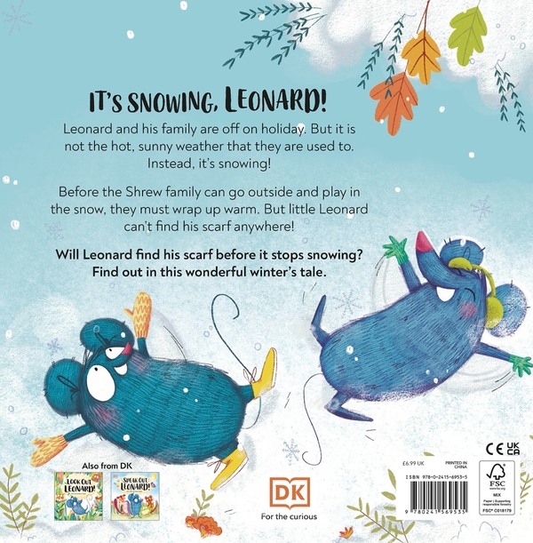 Паперова книга «It's Snowing, Leonard!», автор Джессі Джеймс - фото №1