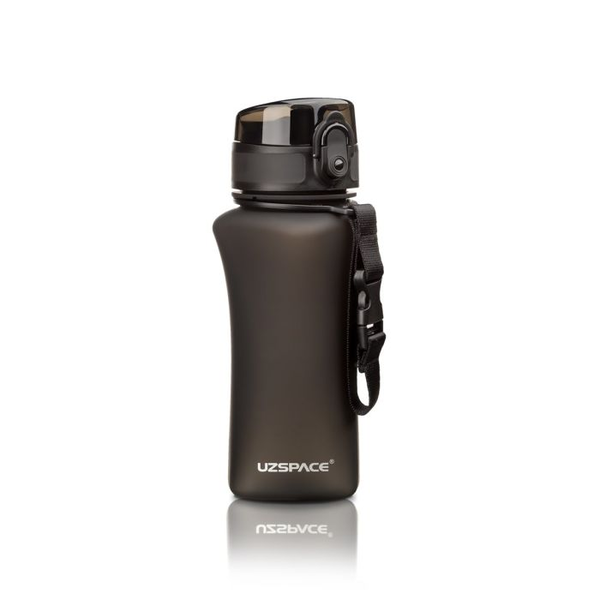  «Бутылка для воды Uzspace 350 мл черная (6007black)», бренда Uzspace - фото №1