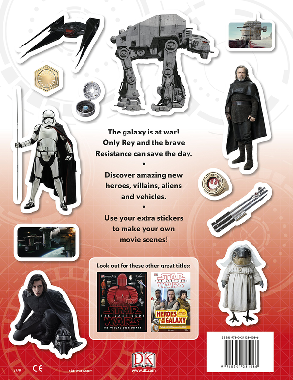 [object Object] «Star War The Last Jedi Ultimate Sticker Collection», автор Дэвид Фентиман - фото №2 - миниатюра