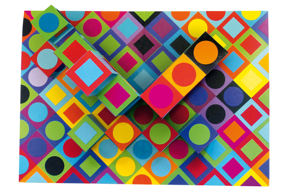 Бумажная книга «Pop-Up Op-Art», автор Филипп Юг - фото №1