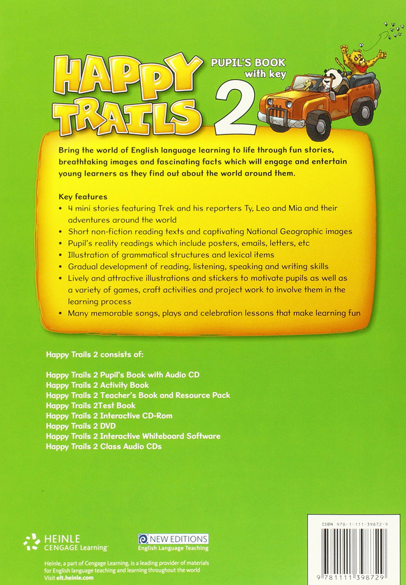 [object Object] «Happy Trails 2. Pupils Book + Key», автор Дженнифер Хит - фото №2 - миниатюра