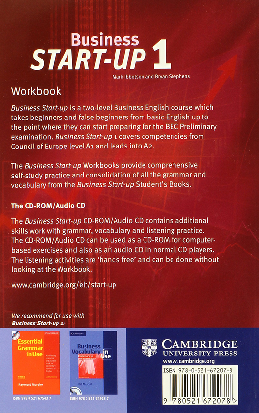 [object Object] «Business Start-Up 1 Workbook (+CD)», автор Марк Ибботсон - фото №2 - мініатюра