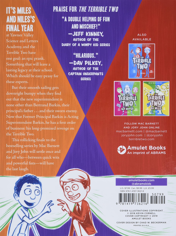 Бумажная книга «The Terrible Two's Last Laugh», авторов Джори Джон, Мак Барнетт - фото №1