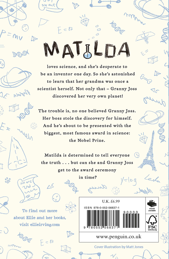 Паперова книга «The Matilda Effect», автор Еллі Ірвінг - фото №1
