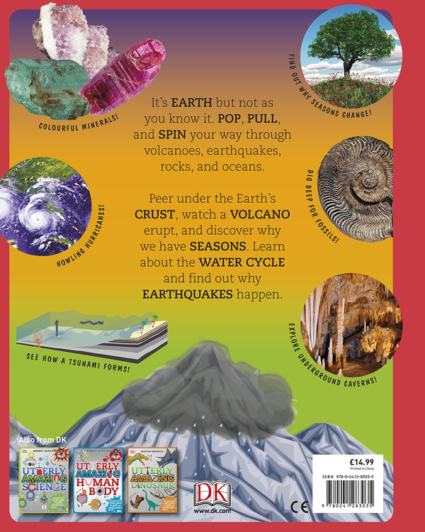 Бумажная книга «Utterly Amazing Earth. Packed with Pop-ups, Flaps, and Explosive Facts!» - фото №1