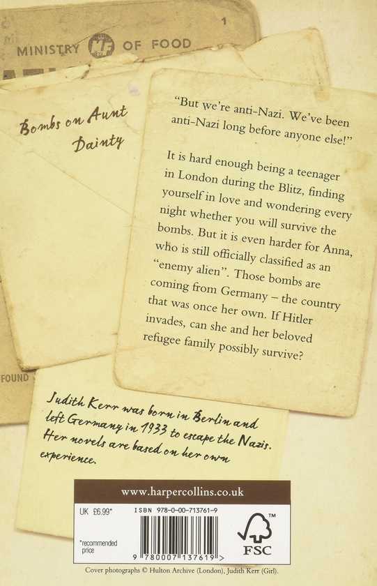 Бумажная книга «BOMBS ON AUNT DAINTY», автор Джудит Керр - фото №1